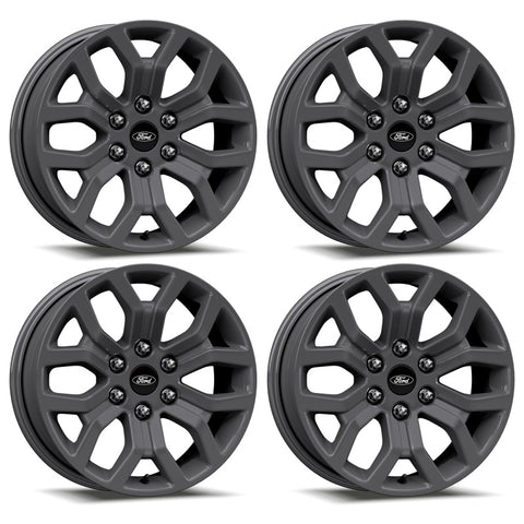 Ford Racing 15-22 F-150 18x7.5in Matte Gray Wheel Kit - M-1007K-1875G