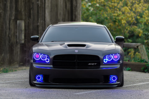 Oracle Dodge Charger 05-10 LED Triple Ring Halo Kit - White - 1118-001