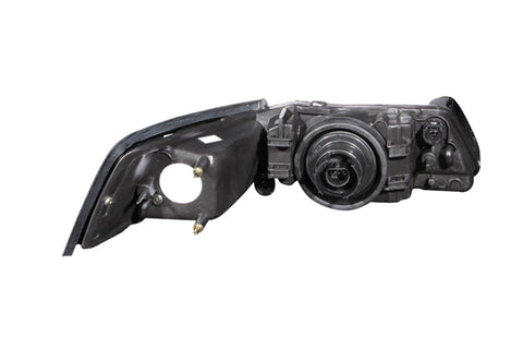 ANZO 1999-2004 Ford Mustang Crystal Headlights Black - 121040