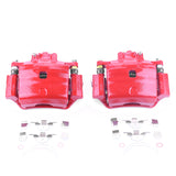Power Stop 06-12 Ford Fusion Front Red Calipers w/Brackets - Pair - S5000