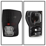Xtune Toyota Tundra 07-13 LED Tail Lights Black ALT-ON-TTU07-LED-BK - 5013200