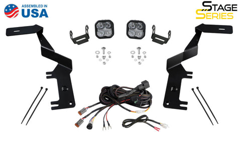 Diode Dynamics 17-22 Ford F250/F350/F450/F550 Super Duty Stage Series Backlit Ditch Light Kit - DD7551P