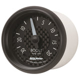 Autometer GT Series 52mm Mechanicl 30 In Hg/20 psi Vacuum/Boost Gauge - 8001