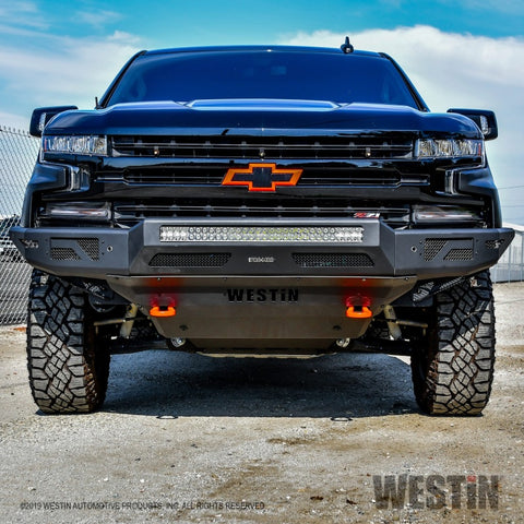 Westin 19-21 Chevrolet Silverado 1500 Pro-Mod Front Bumper - Tex. Blk - 58-41215