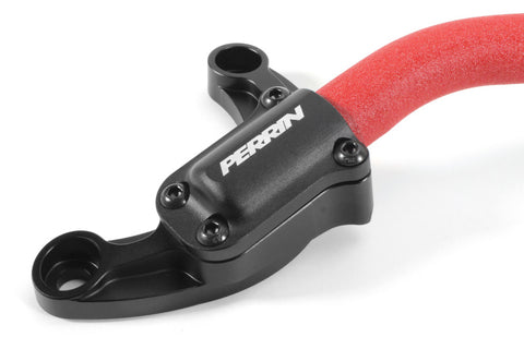 PERRIN 2022 Subaru WRX Strut Brace w/ Billet Feet - Red - PSP-SUS-061RD