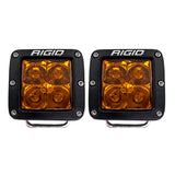 Rigid Industries D-Series Spot w/ Amber PRO Lens (Pair) - 20252