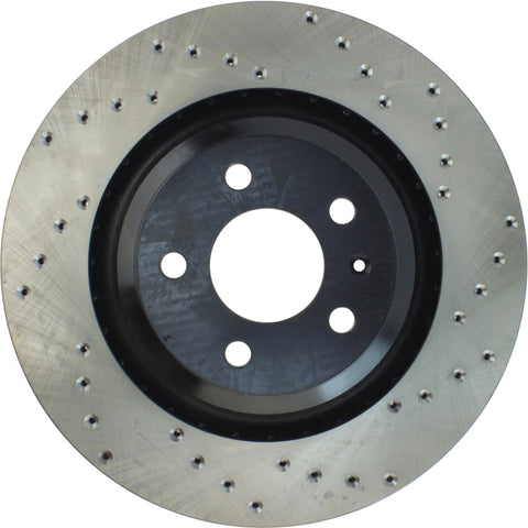 StopTech 07-10 Audi S6 Drilled Left Rear CRYO Rotor - 128.33117CL