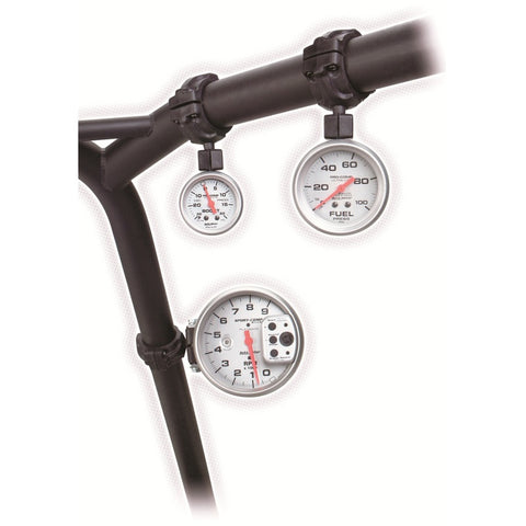 Autometer 2 5/8 inch Black Roll Pod for 1 5/8 inch Roll Cage - 48004