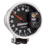 Autometer AutoGage 5in / 10k RPM / Pedestal Mount Black Tachometer w/ Shift Light - 233903