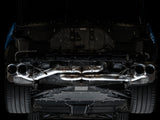 AWE Tuning 2020 Chevrolet Corvette (C8) Track Edition Exhaust - Quad Chrome Silver Tips - 3020-42080