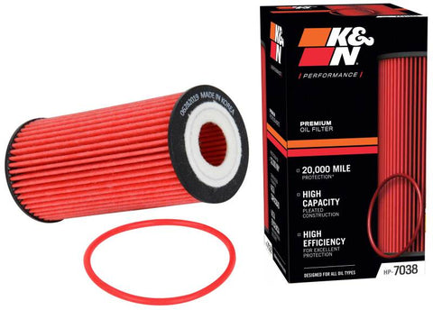K&N Performance Oil Filter for 2019 Audi A3 2.0L - HP-7038