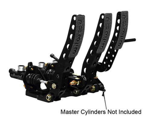 Wilwood Pedal Assembly Floor Mount-Brake Clutch & Throttle - 340-12410