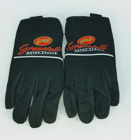 Granatelli X-Large Mechanics Work Gloves - Black w/Touch Screen Finger Tips & Granatelli Logo - 706532