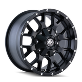 Mayhem 8015 Warrior 20x9 / 6x135 BP / -8mm Offset / 106mm Hub Matte Black Wheel - 8015-2937MB-8