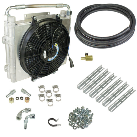 BD Diesel Xtrude Double Stacked Transmission Cooler Kit - Universal 5/8in Tubing - 1030606-DS-58
