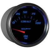 Autometer Cobalt 66.7mm 0-100 PSI Oil Pressure Gauge - 7927