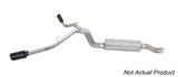 Gibson 19-23 Chevrolet Silverado/GMC Sierra 1500 4.3L-5.3L Crew Cab Black Elite Cat-Back Exhaust - 65712B