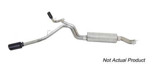 Gibson 19-23 Chevrolet Silverado/GMC Sierra 1500 4.3L-5.3L Crew Cab Black Elite Cat-Back Exhaust - 65712B