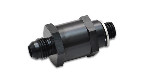 Vibrant Fuel Pump Check Valve -8AN Male Flare to 12mm x 1.5 Metric - 11199