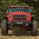 Rugged Ridge Arcus Front Bumper Tube Overrider Black JK - 11549.14