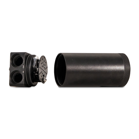 Mishimoto 2018+ Jeep Wrangler JL 2.0L Baffled Oil Catch Can Kit - Black - MMBCC-JLH-18CBE