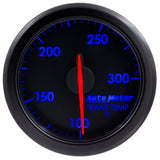 Autometer Airdrive 2-1/6in Trans Temperature Gauge 100-300 Degrees F - Black - 9157-T