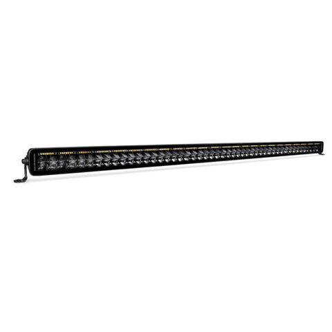 Go Rhino Universal Blackout Combo Series 50in Double Row LED Light Bar w/ Amber Lighting - Black - 754805012CDS