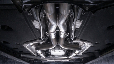 Stainless Works 2016-18 Cadillac CTS-V Sedan Headers 2in Primaries 3in Catted Leads Into X-Pipe - CTSV16HCAT
