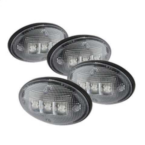 xTune Ford Superduty F250-F550 99-10 Dually Fender LED Side Fender Lights Clear ACC-LED-FDSD99-SL-C - 9924651