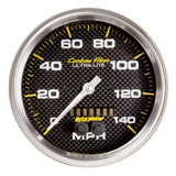 Autometer Ultra-Lite Carbon Fiber 5in 140 MPH In-Dash Full Sweep GPS Speedometer - 4881