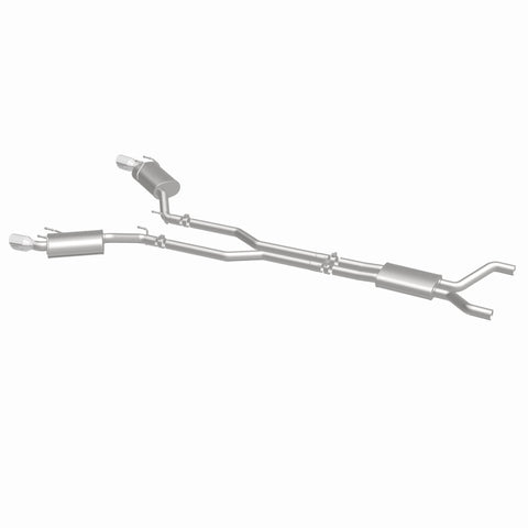MagnaFlow Cat-Back Stainless Dual Split Rear Exit 4in Polished Tips 11-15 Chevy Camaro 3.6L V6 - 15353