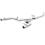 MagnaFlow Cat Back, SS, 2.5in, Competition, Dual Split Polish 4.5in Tips 2015 Ford Mustang Ecoboost - 19191