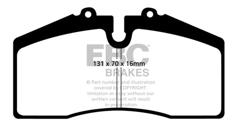 EBC 05+ Ford Saleen Mustang Brembo front calipers Bluestuff Front Brake Pads - DP51014NDX