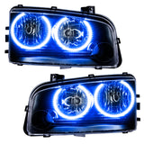 Oracle 05-10 Dodge Charger LED Headlight Halo Kit - Blue - 2233-002