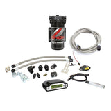 Snow Performance Stg 3 Boost Cooler EFI 2D MAP Prog Water Injection Kit (SS Brded Line/4AN) w/o Tank - SNO-310-BRD-T