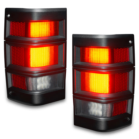 ORACLE Lighting Jeep Comanche MJ LED Tail Lights - Standard Red Lens - 5909-003