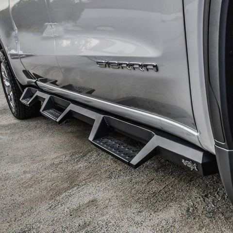 Westin 19-22 GMC Sierra 1500 CC 6.5ft Bed (Excl. 2019 Ltd/LD) HDX Drop W2W Nerf Step Bars - Tex. Blk - 56-534695