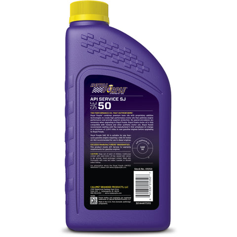 Royal Purple Premium Synthetic High Performance Straight-Grade SAE 50 Motor Oil - 1 Quart - 06050