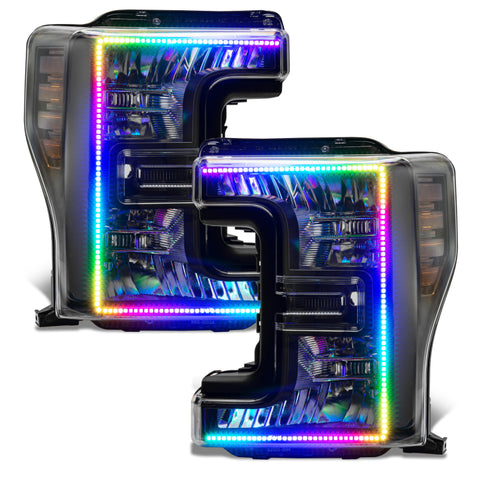 Oracle Ford Superduty 17-19 Dynamic Headlight DRL - ColorSHIFT - Dynamic - 2522-332