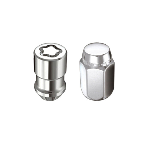 McGard 5 Lug Hex Install Kit w/Locks (Cone Seat Nut) 7/16-20 / 13/16 Hex / 1.5in. Length - Chrome - 84532