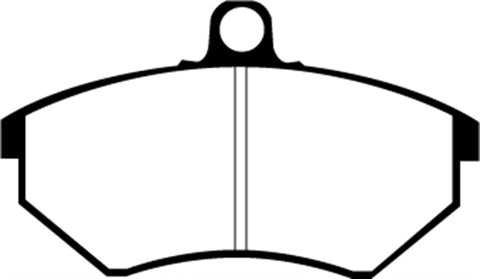 EBC 94 Volkswagen Cabriolet 1.8 Greenstuff Front Brake Pads - DP2841