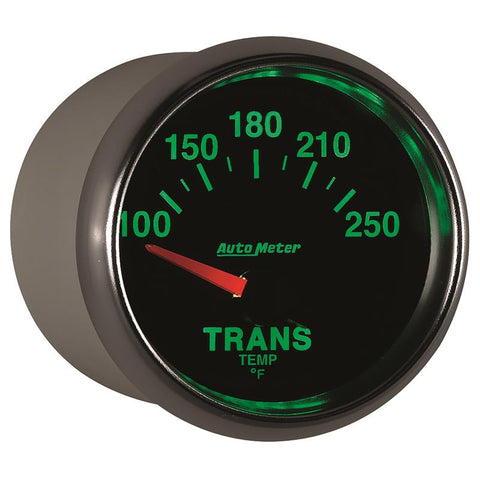 Autometer GS 52mm 100-250 Degree F Short Sweep Electronic Transmission Temperature Gauge - 3849