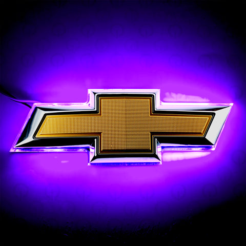 Oracle 14-15 Chevrolet Camaro Illuminated Bowtie - Dual Intensity - UV/Purple - 3157-007