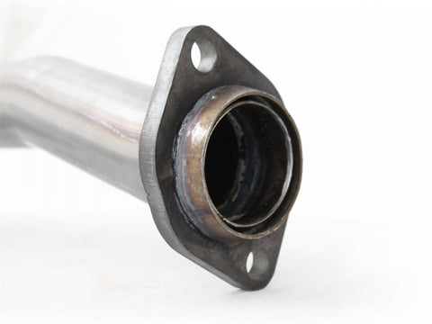 aFe Power Twisted Steel Y-Pipe Stainless Steel 2.5in 12-14 Jeep Wrangler V6 3.6L - 48-46208