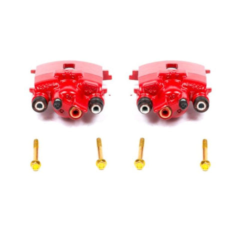 Power Stop 01-10 Chrysler PT Cruiser Rear Red Calipers w/o Brackets - Pair - S4784