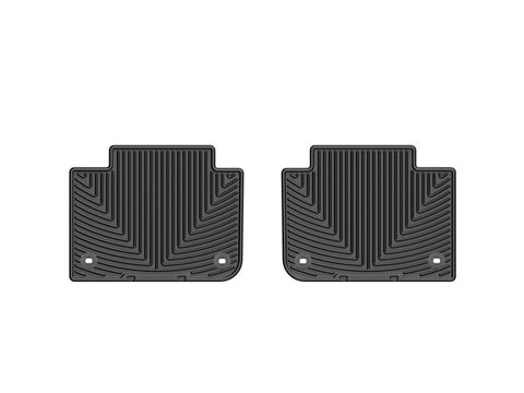 WeatherTech 13+ Lexus GS Rear Rubber Mats - Black - W280