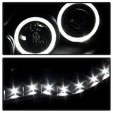 xTune Toyota Tacoma 05-11 Halo Projector Headlights Black PRO-JH-TT05-LED-BK - 9027857