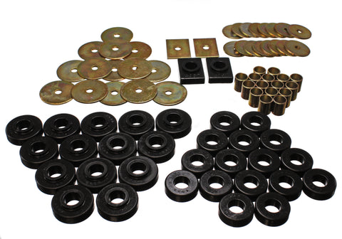 Energy Suspension GM Body Mount Set - Black - 3.4120G