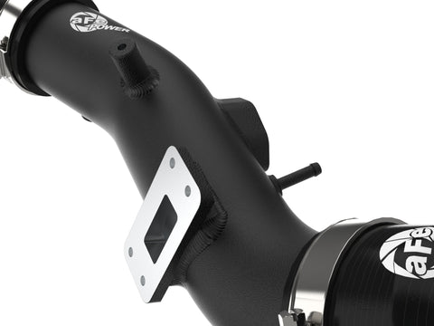 aFe BladeRunner 2-1/2 IN Aluminum Cold Charge Pipe Black 17-20 Hyundai Elantra GT L4-1.6L (t) - 46-20639-B