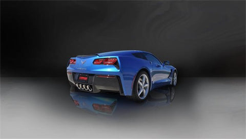 Corsa 2014 Corvette C7 Coupe 6.2L V8 AT/MT 2.75in Valve-Back Dual Rear Exit Polished Sport Exht - 14764